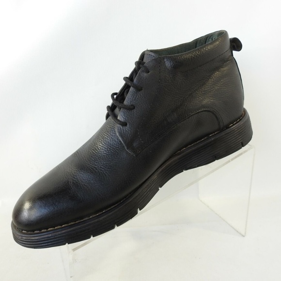 Clarks Size 8 M Black Leather Boots Mens R2 C2 main image 6